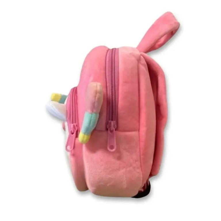 02. Unicorn Plišani Ruksak, Bijelo Rozi