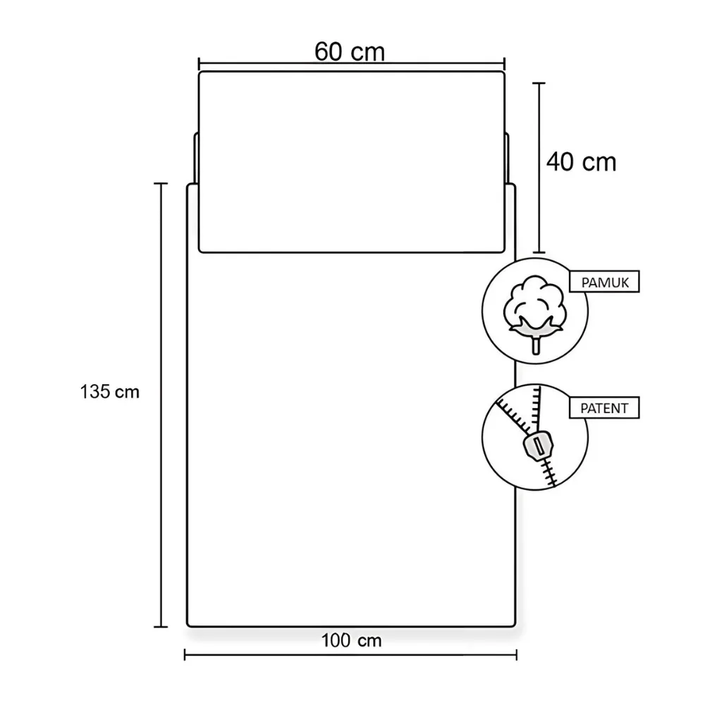 05. Minnie Mouse 'Hearts' Posteljina Bebe, 100×135 Cm