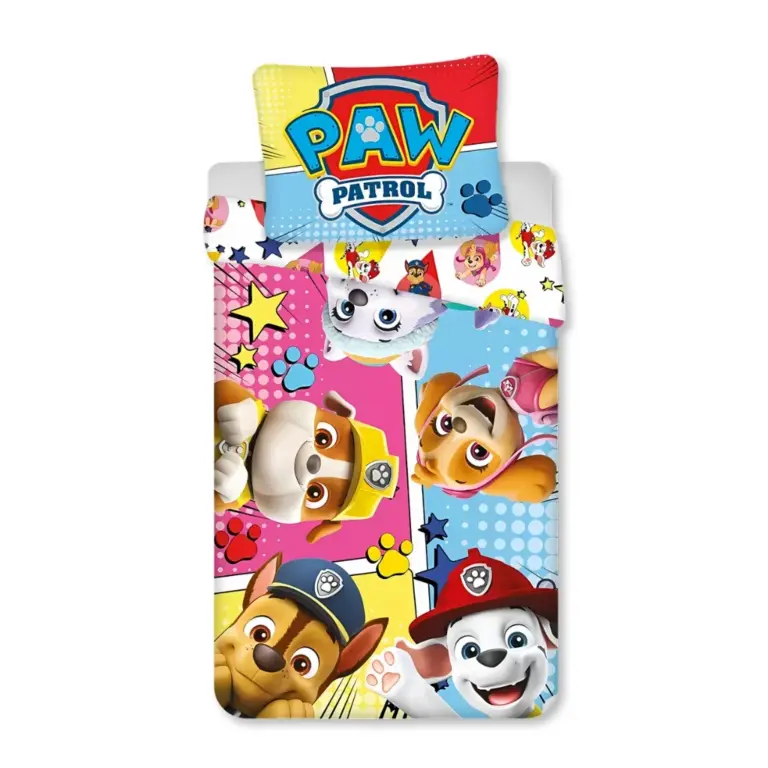 01. Paw Patrol ‘Comic’ Posteljina Bebe, 100×135 Cm