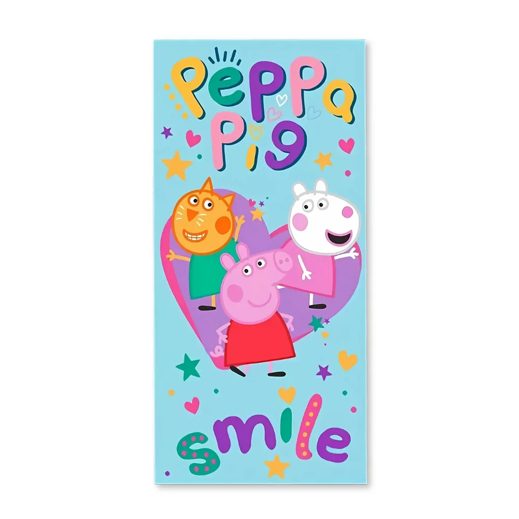 01. Peppa Pig 'Smile' Ručnik Za Plažu, 70x140 Cm