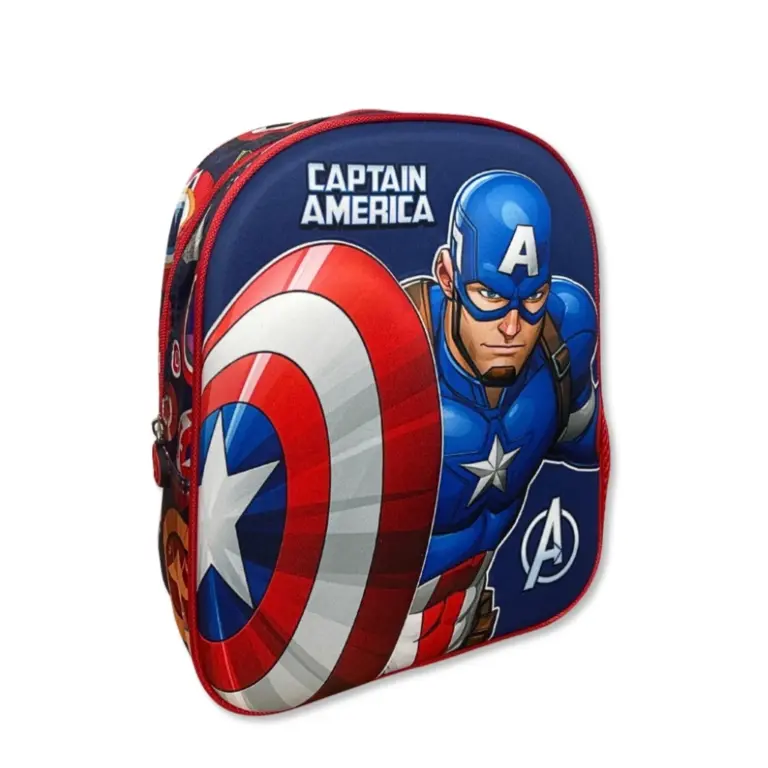 01. Captain America 3D Dječji Ruksak Patriot