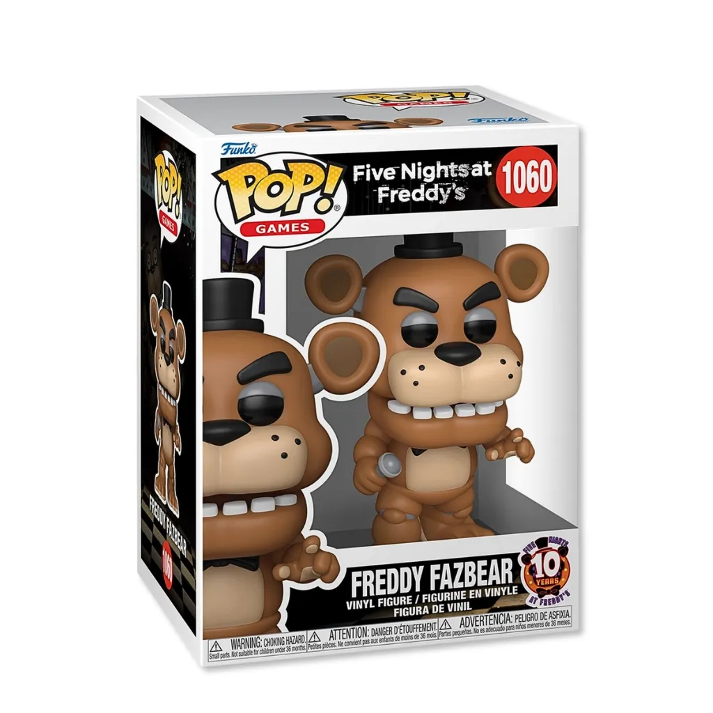01. Funko Pop! Games Five Nights At Freddy’s Freddy Fazbear #1060