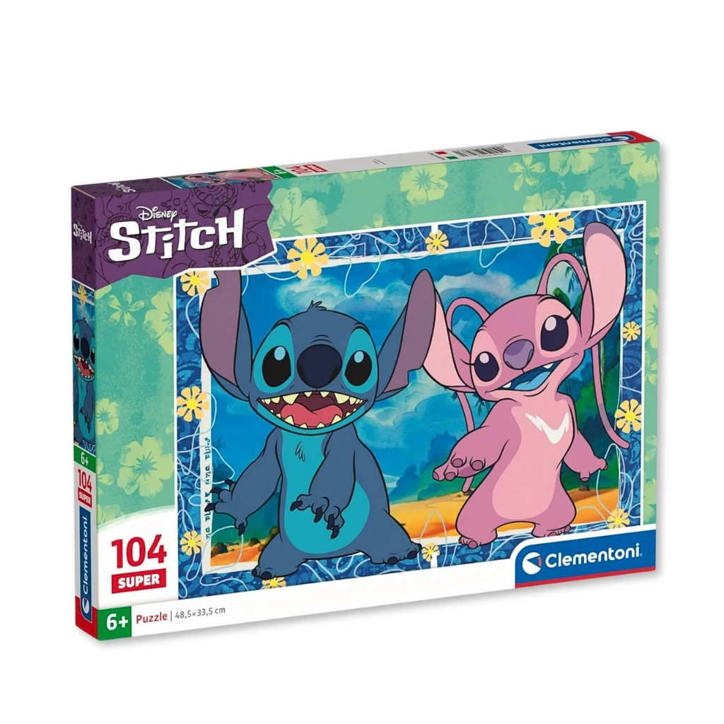 01. Lilo & Stitch Puzzle Stitch & Angel, 104pcs