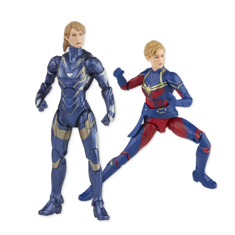 01. Marvel Legends Series Captain Marvel & Rescue Armor Set Figura, 15cm