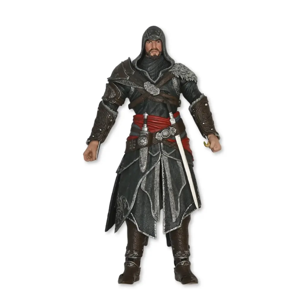 01. NECA Assassin's Creed Revelations Ezio Auditore Figura, 18cm