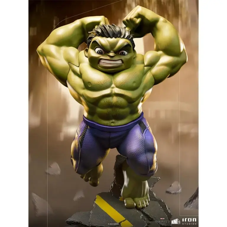 02. Iron Studios MiniCo The Infinity Saga Hulk Figura, 23cm