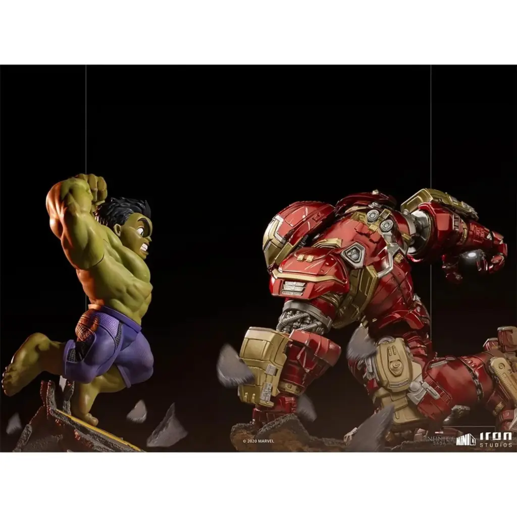 06. Iron Studios MiniCo The Infinity Saga Hulk Figura, 23cm