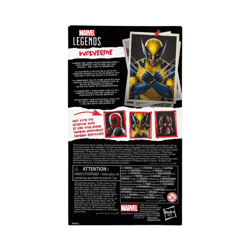 10. Marvel Legends Series Deadpool & Wolverine Wolverine Figura, 15cm