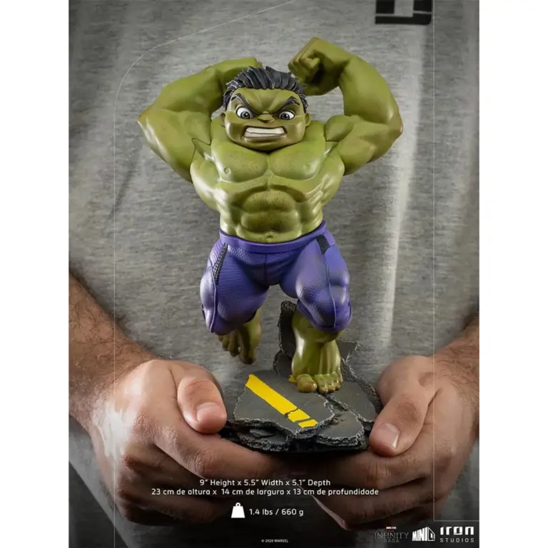 11. Iron Studios MiniCo The Infinity Saga Hulk Figura, 23cm