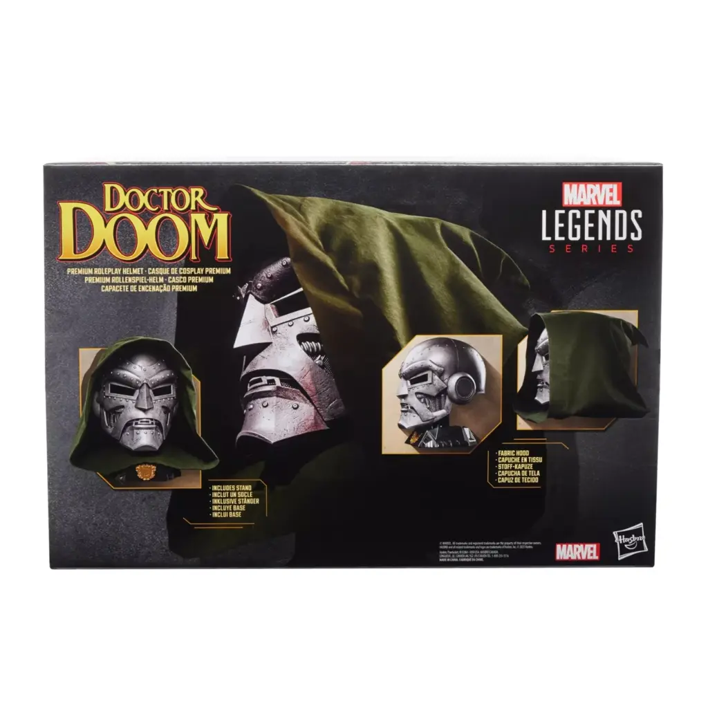 17. Marvel Legends Series Doctor Doom Premium Roleplay Helmet