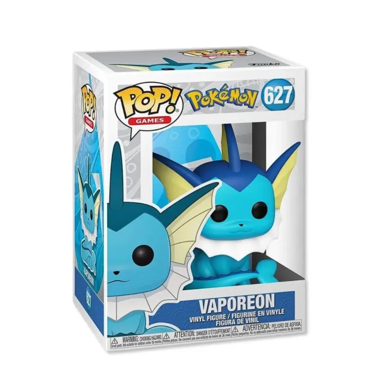01. Funko Pop! Games Pokémon Vaporeon #627
