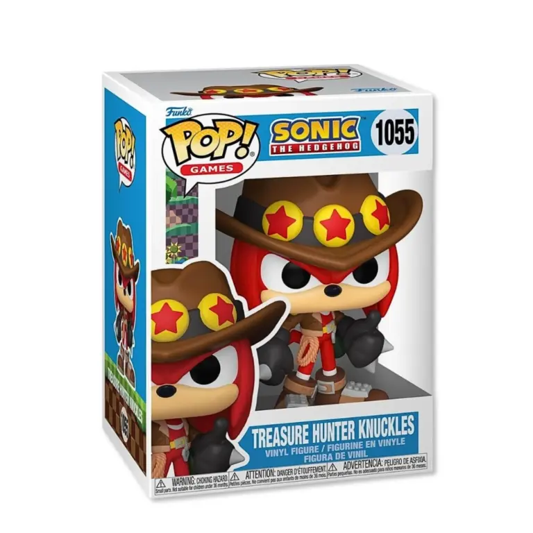 01. Funko Pop! Games Sonic Treasure Hunter Knuckles #1055