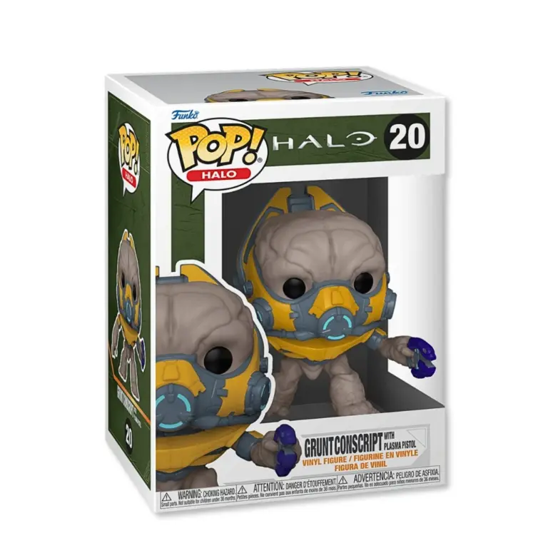 01. Funko Pop! Halo Infinite Grunt Conscript With Plasma Pistol #20