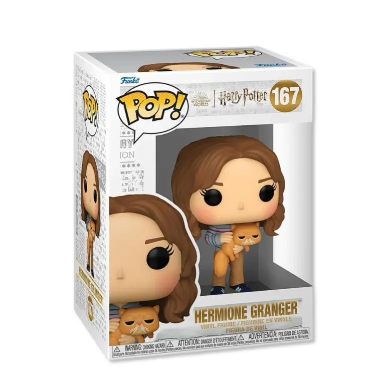 01. Funko Pop! Harry Potter Hermione Granger With Crookshanks #167