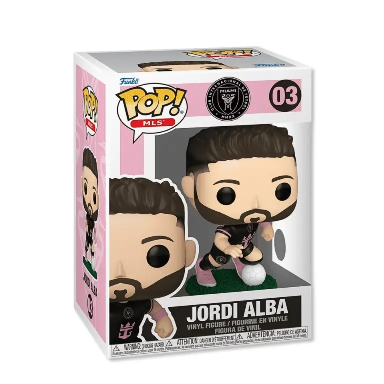 01. Funko Pop! MLS Inter Miami Jordi Alba (Away) #03