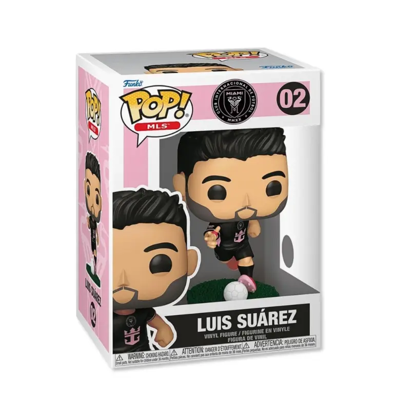 01. Funko Pop! MLS Inter Miami Luis Suárez (Away) #02