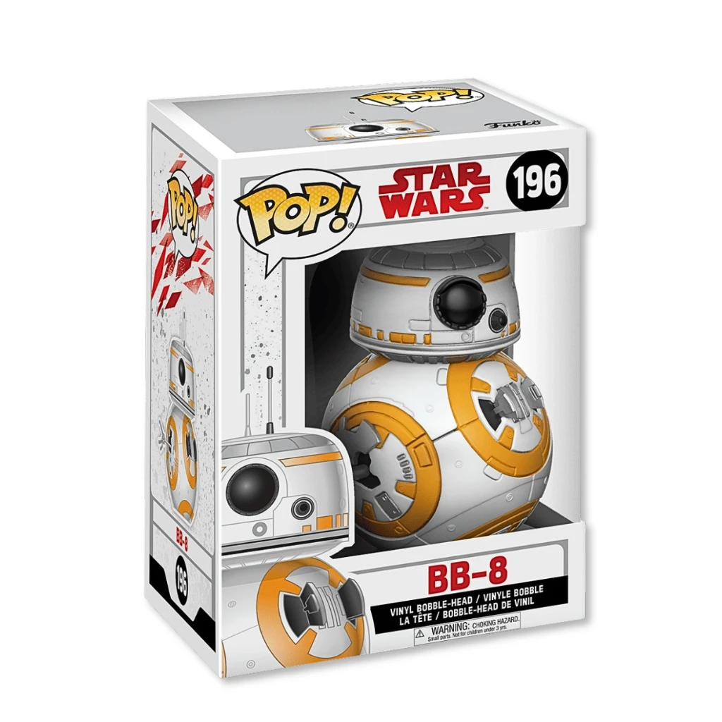 01. Funko Pop! Star Wars The Last Jedi BB 8 #196