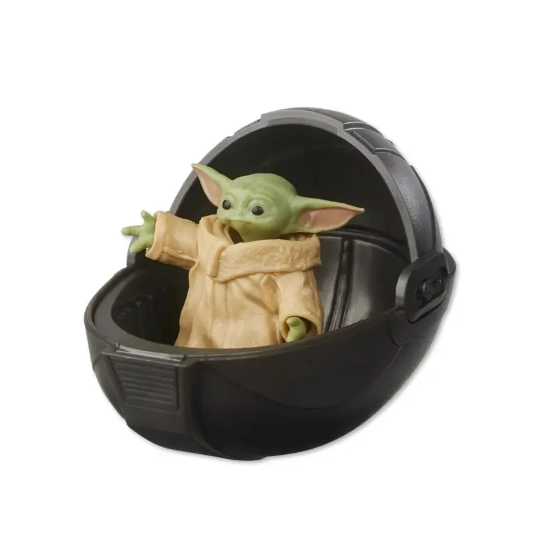 01. Hasbro Star Wars Grogu & Hover Pram Figura, 15cm