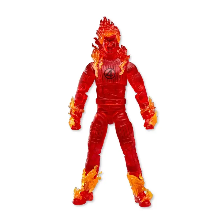 01. Marvel Legends Series The Fantastic 4 Human Torch Figura, 15cm