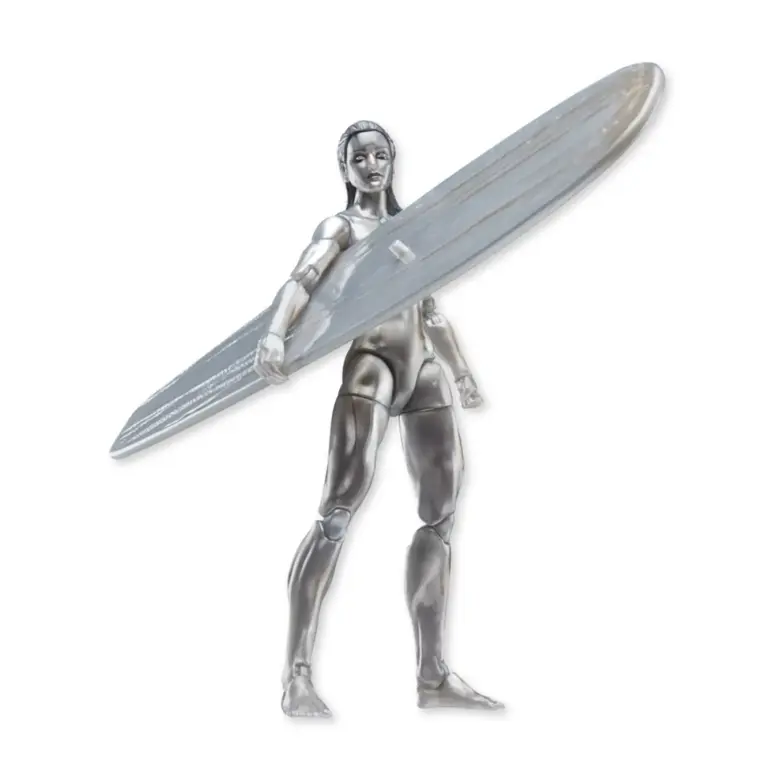 01. Marvel Legends Series The Fantastic 4 Silver Surfer Figura, 15cm