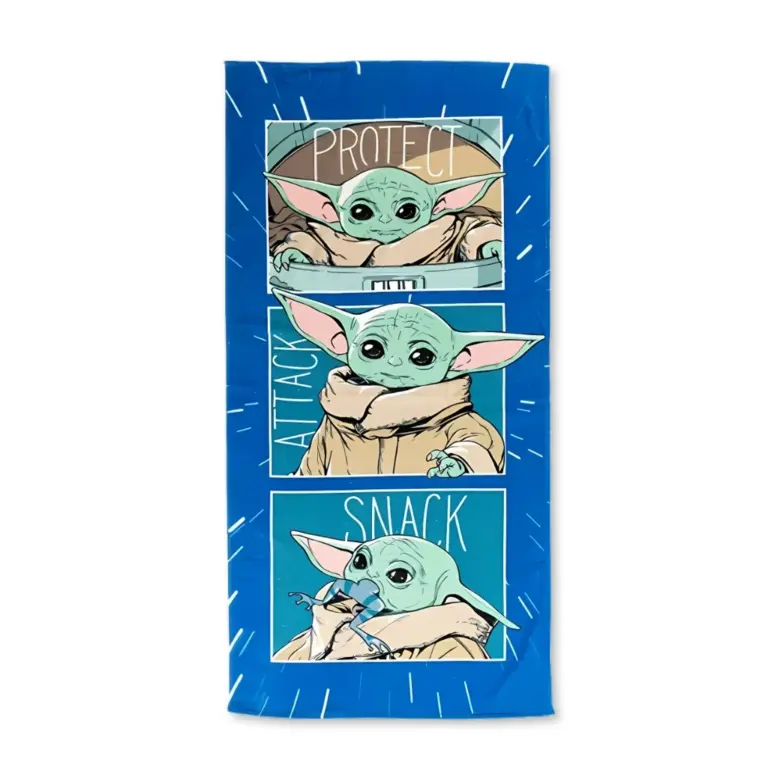 01. Star Wars 'Grogu' Ručnik Za Plažu, 70x140 Cm