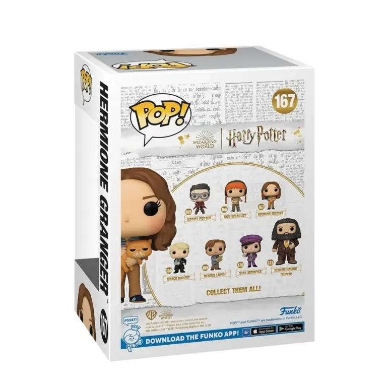 02. Funko Pop! Harry Potter Hermione Granger With Crookshanks #167