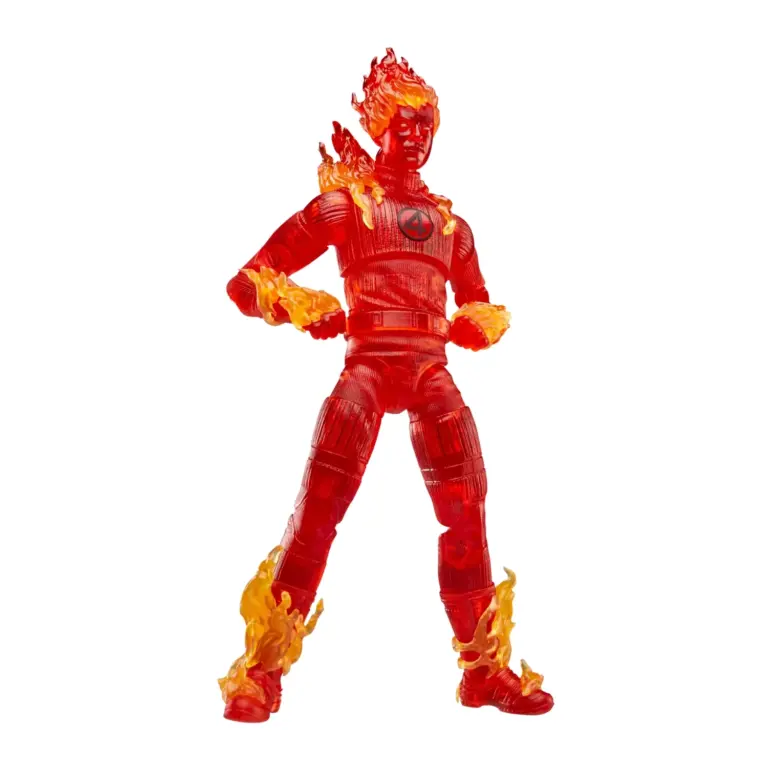 02. Marvel Legends Series The Fantastic 4 Human Torch Figura, 15cm