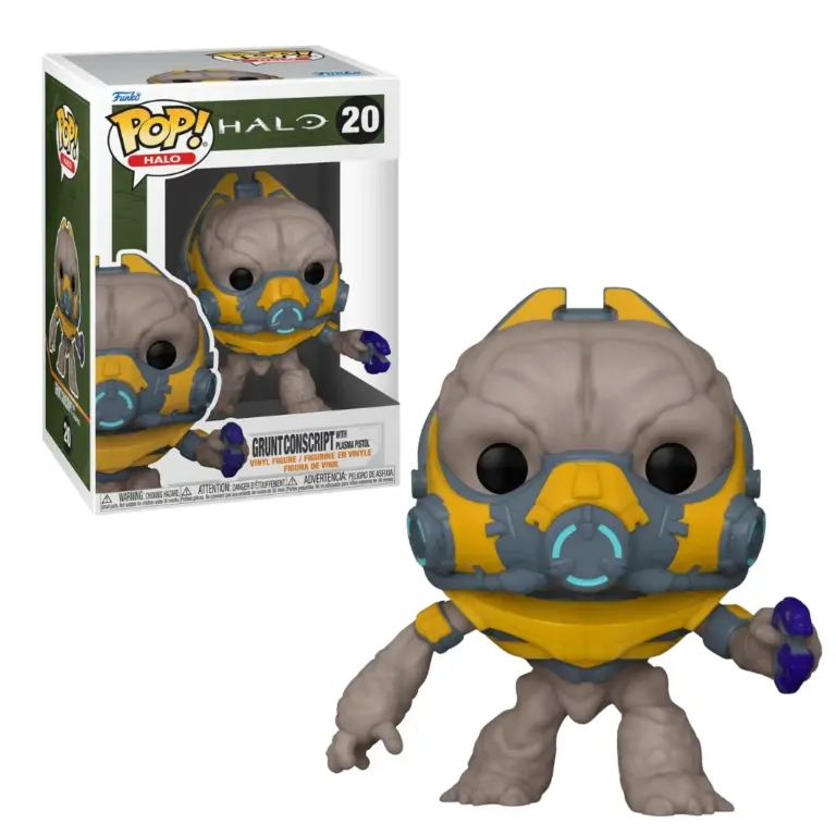 03. Funko Pop! Halo Infinite Grunt Conscript With Plasma Pistol #20