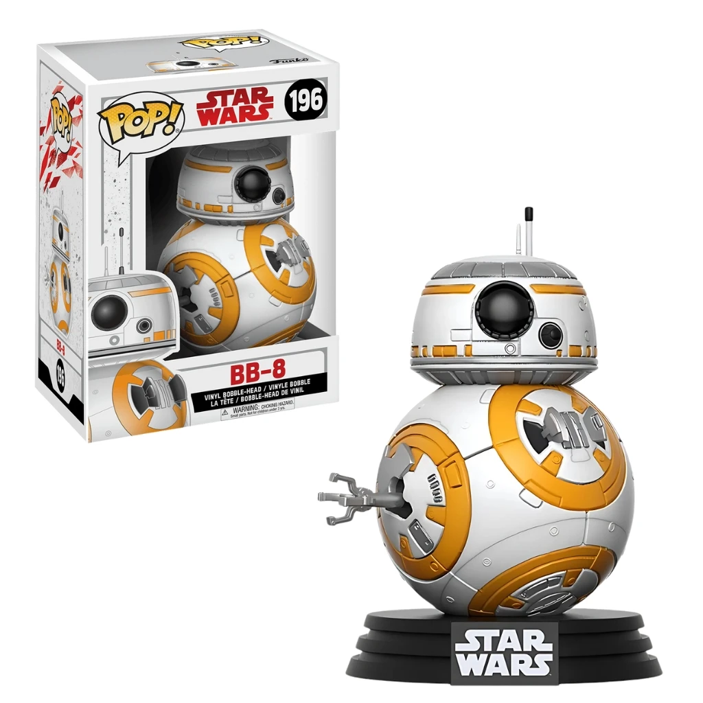 03. Funko Pop! Star Wars The Last Jedi BB 8 #196