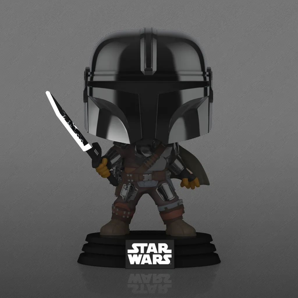 03. Funko Pop! Star Wars The Mandalorian With Darksaber #491