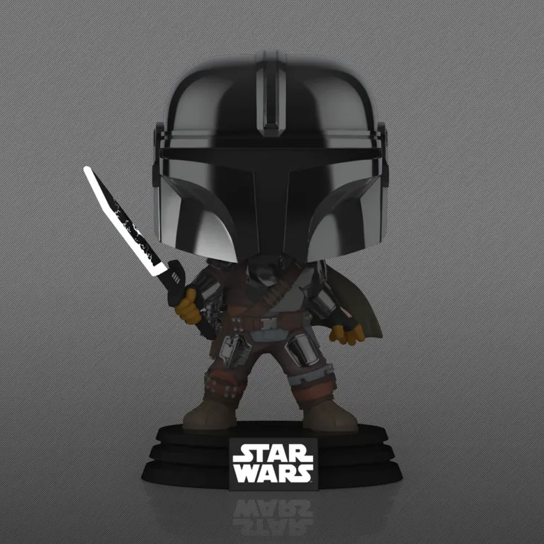 03. Funko Pop! Star Wars The Mandalorian With Darksaber #491