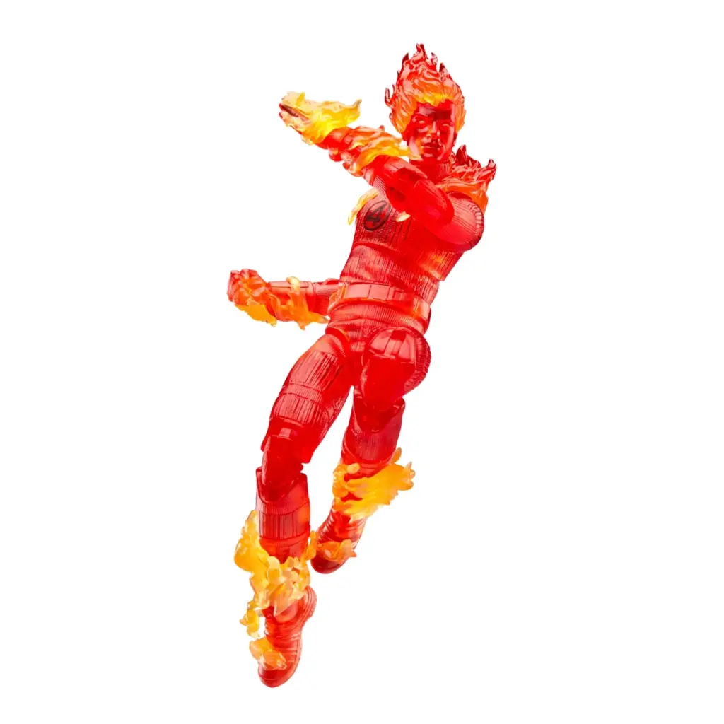 03. Marvel Legends Series The Fantastic 4 Human Torch Figura, 15cm