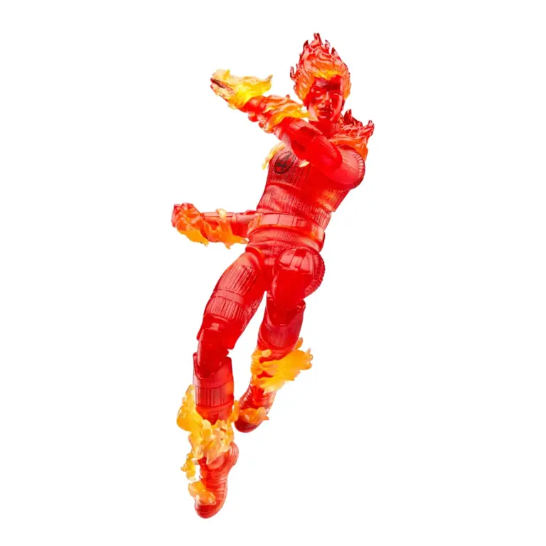 03. Marvel Legends Series The Fantastic 4 Human Torch Figura, 15cm
