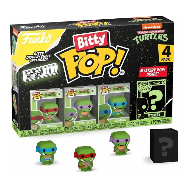 04. Funko Bitty Pop! Teenage Mutant Ninja Turtles 4 Pack Series 4