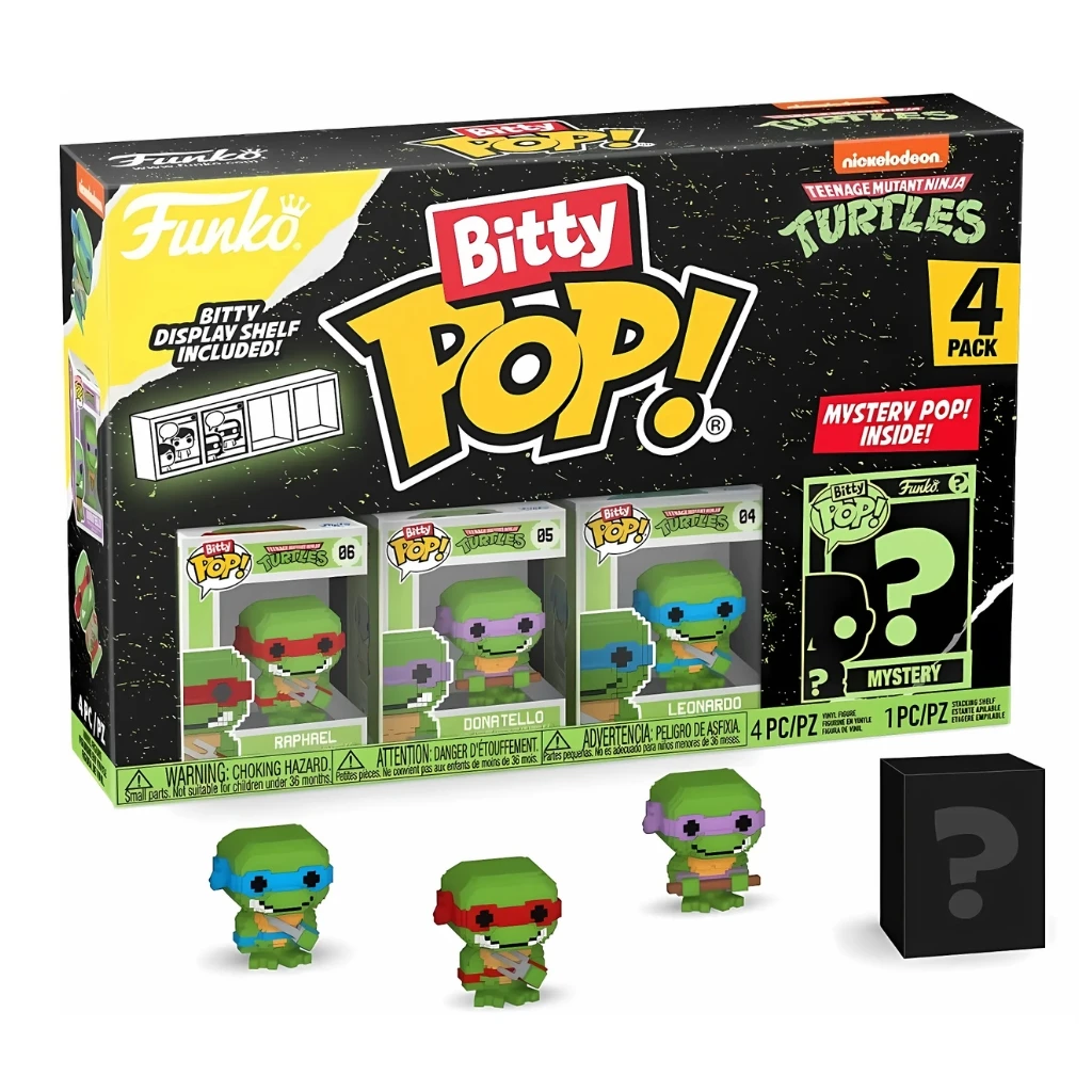 04. Funko Bitty Pop! Teenage Mutant Ninja Turtles 4 Pack Series 4