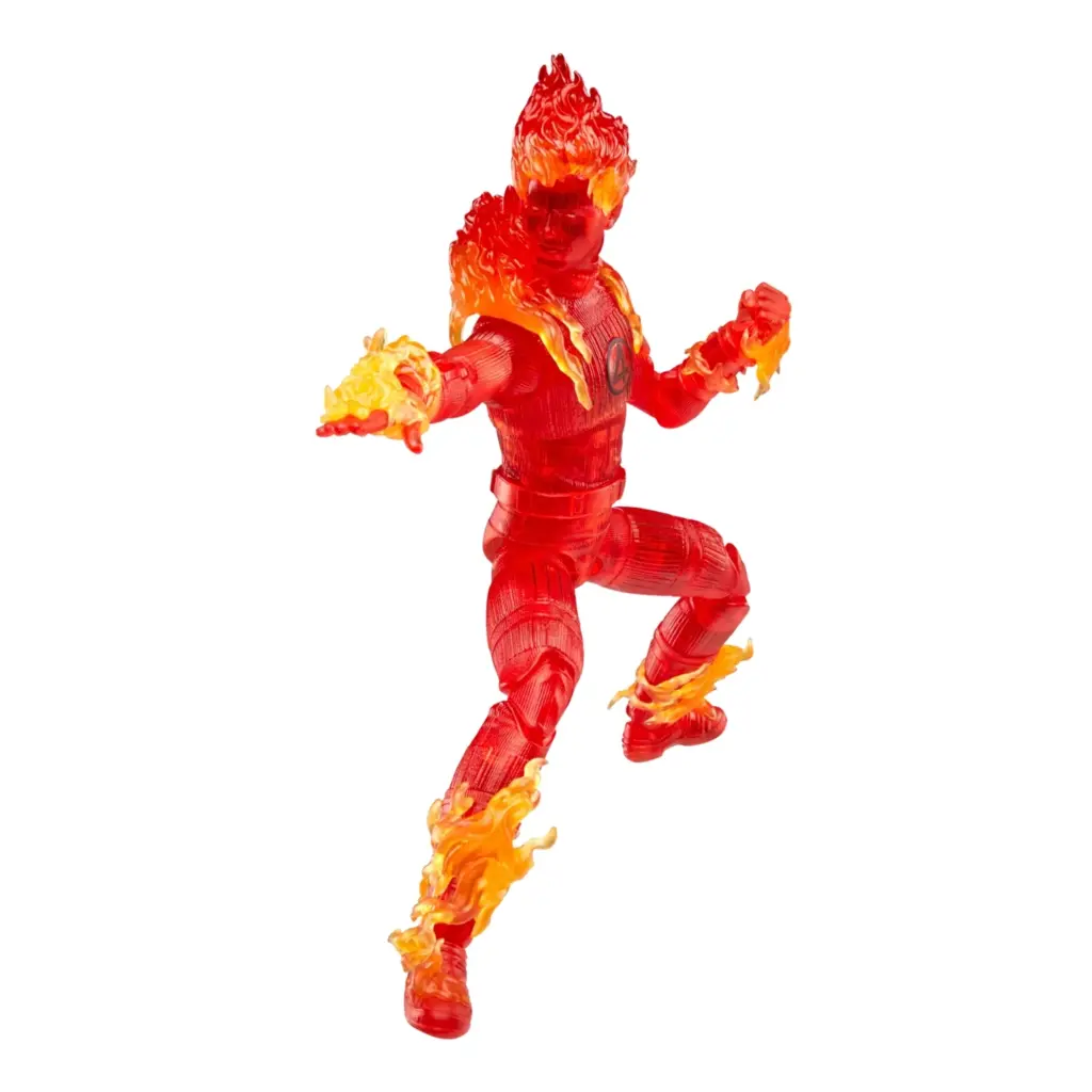 04. Marvel Legends Series The Fantastic 4 Human Torch Figura, 15cm