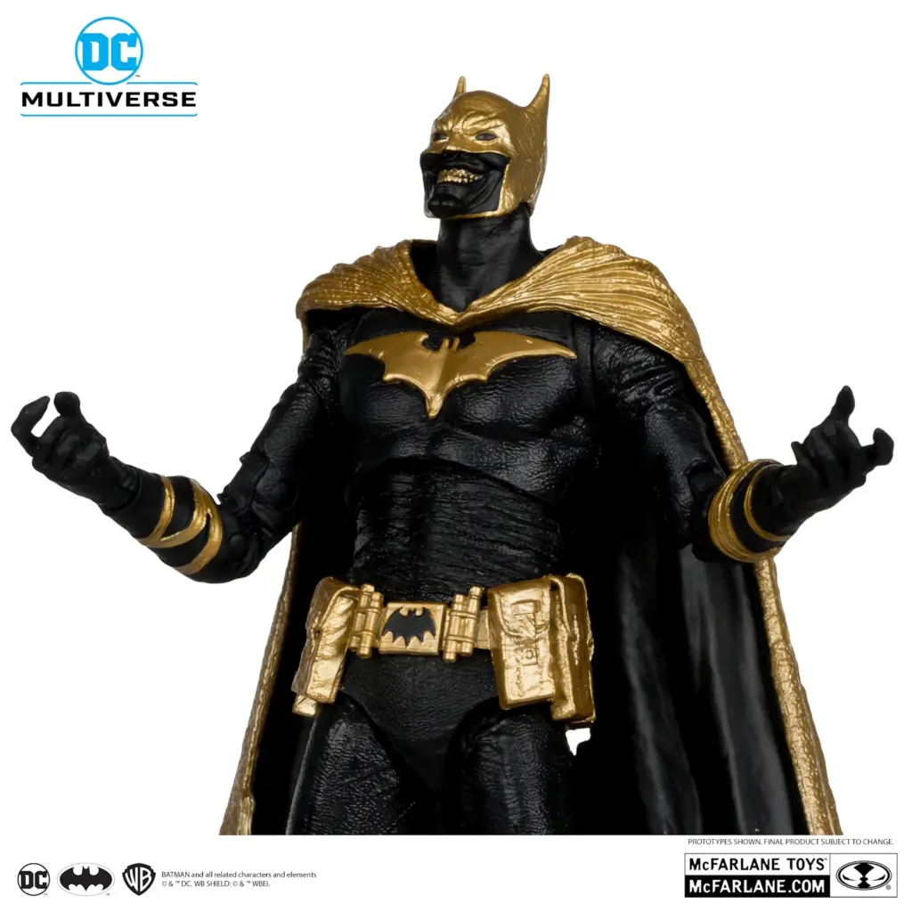 04. McFarlane Gold Label Batman Of Earth 22 Infected (Dark Metal) Figura, 18cm