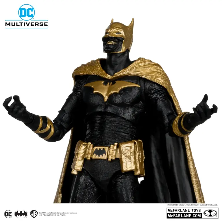 04. McFarlane Gold Label Batman Of Earth 22 Infected (Dark Metal) Figura, 18cm