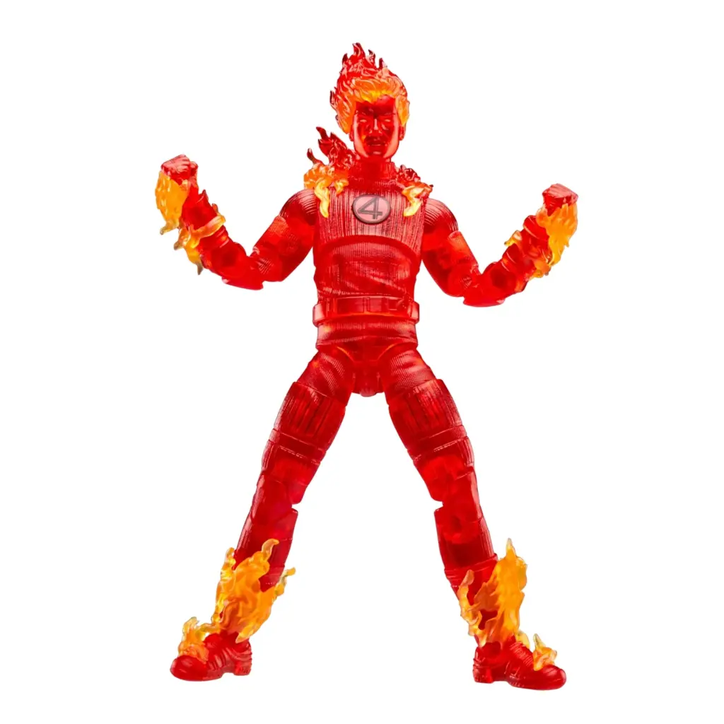 05. Marvel Legends Series The Fantastic 4 Human Torch Figura, 15cm
