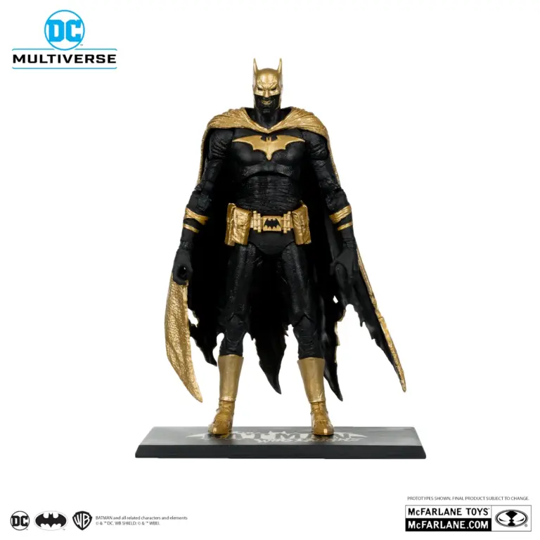 05. McFarlane Gold Label Batman Of Earth 22 Infected (Dark Metal) Figura, 18cm