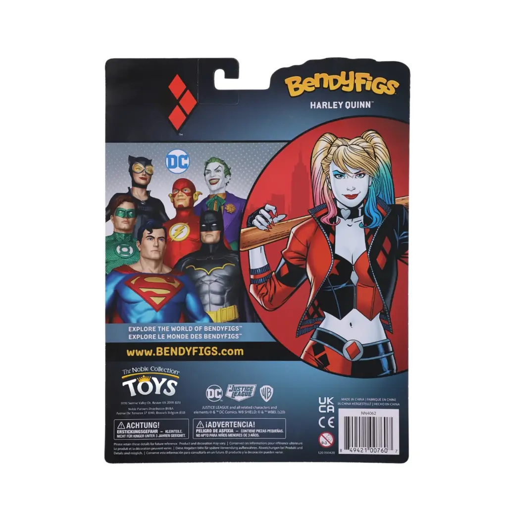 08. Bendyfigs DC Comics Harley Quinn (Rebirth) Figura, 19cm