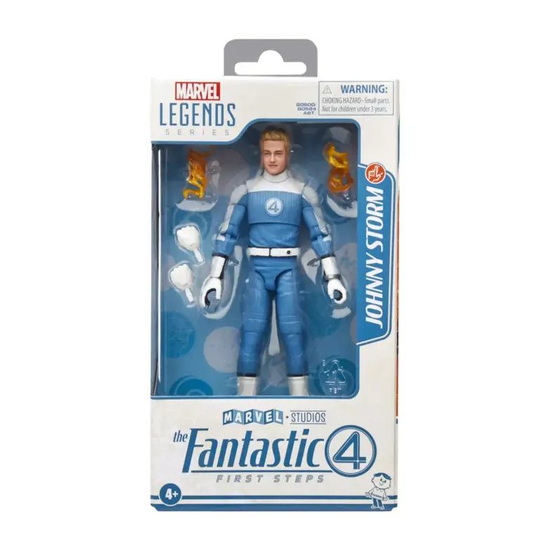 09. Marvel Legends Series The Fantastic 4 Johnny Storm Figura, 15cm