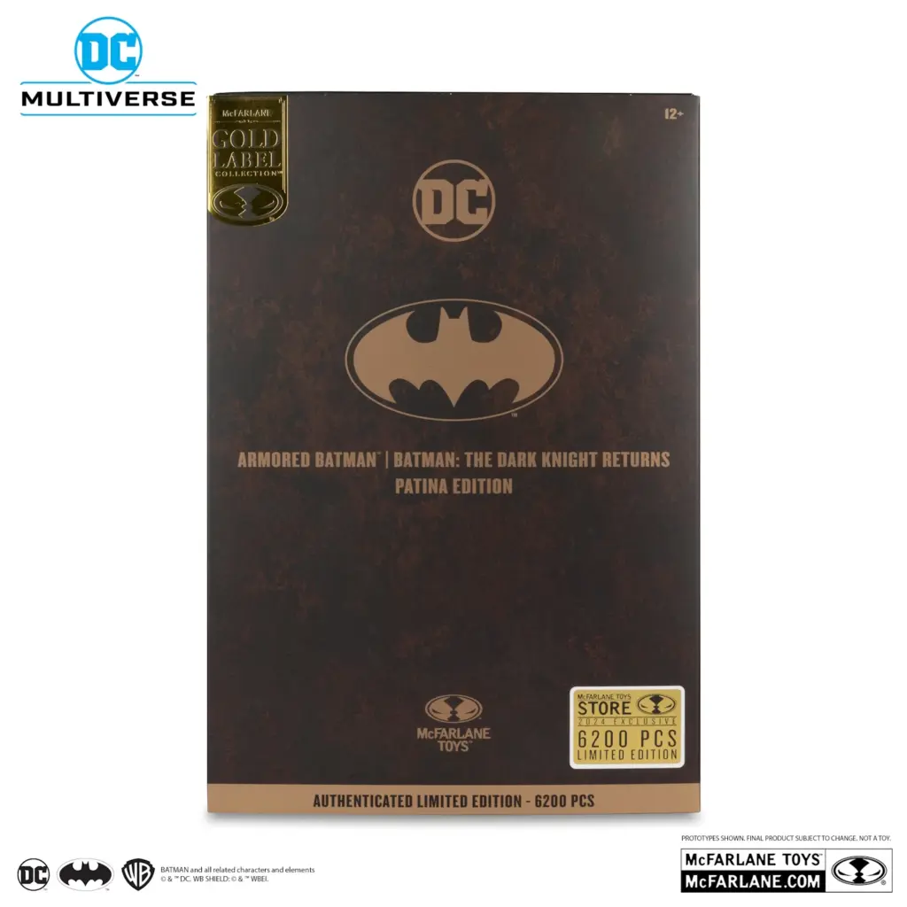 09. McFarlane Gold Label Armored Batman (DKR) Figura, 18cm