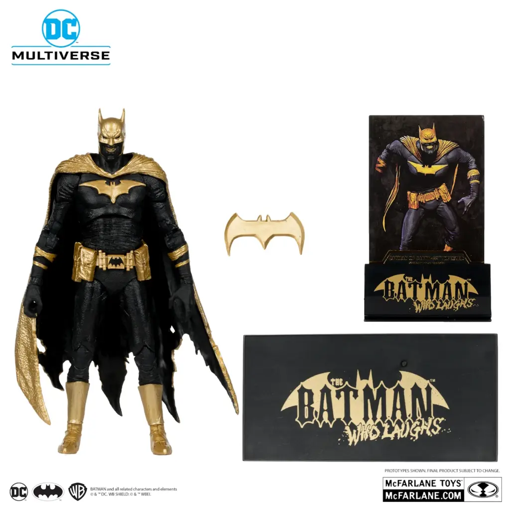09. McFarlane Gold Label Batman Of Earth 22 Infected (Dark Metal) Figura, 18cm