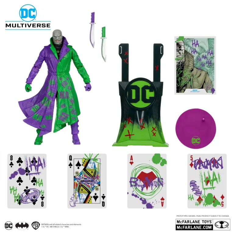 09. McFarlane Gold Label Hush (Jokerized) Figura, 18cm