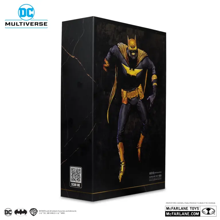 13. McFarlane Gold Label Batman Of Earth 22 Infected (Dark Metal) Figura, 18cm
