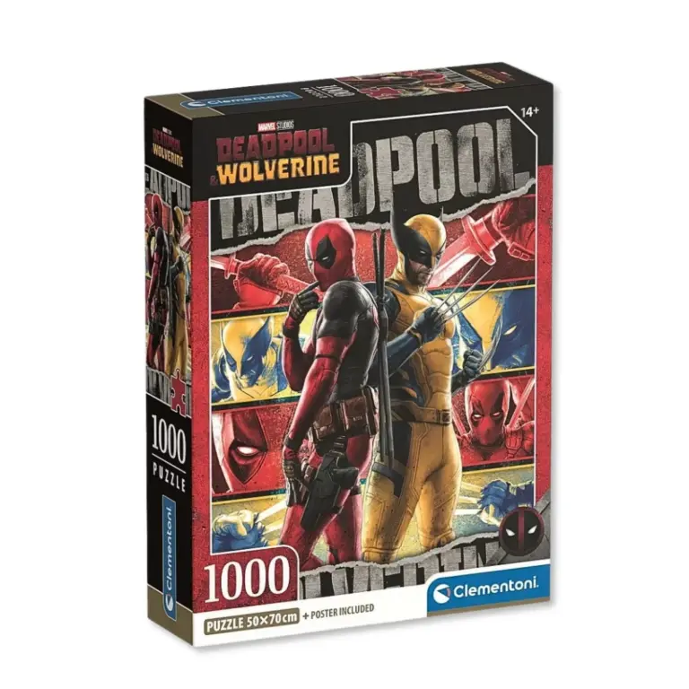 01. Deadpool & Wolverine Puzzle Compact, 1000pcs