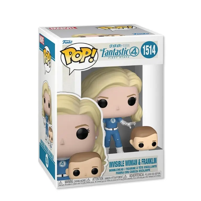 01. Funko Pop! & Buddy The Fantastic Four Invisible Woman & Franklin #1514