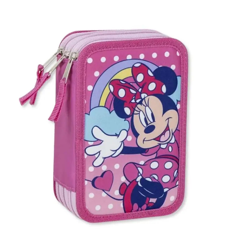01. Minnie Mouse 'Dots' Troslojna Pernica S Priborom