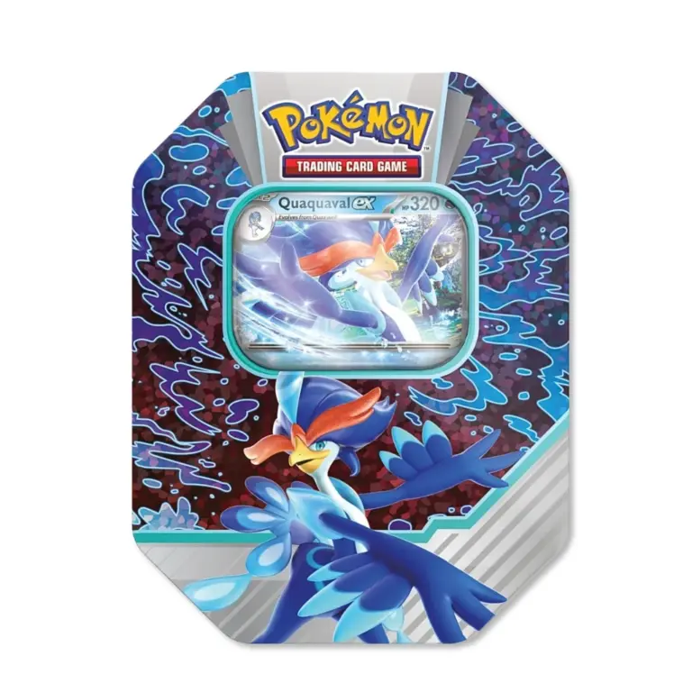 01. Pokémon TCG Paldea Partners Tin Quaquaval Ex